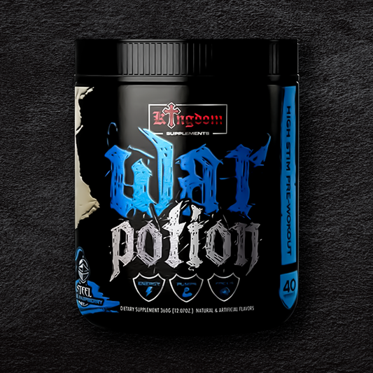 War Potion Pre-Workout: Steel Blue Raspberry